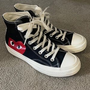 Comme des garçons converse sneakers